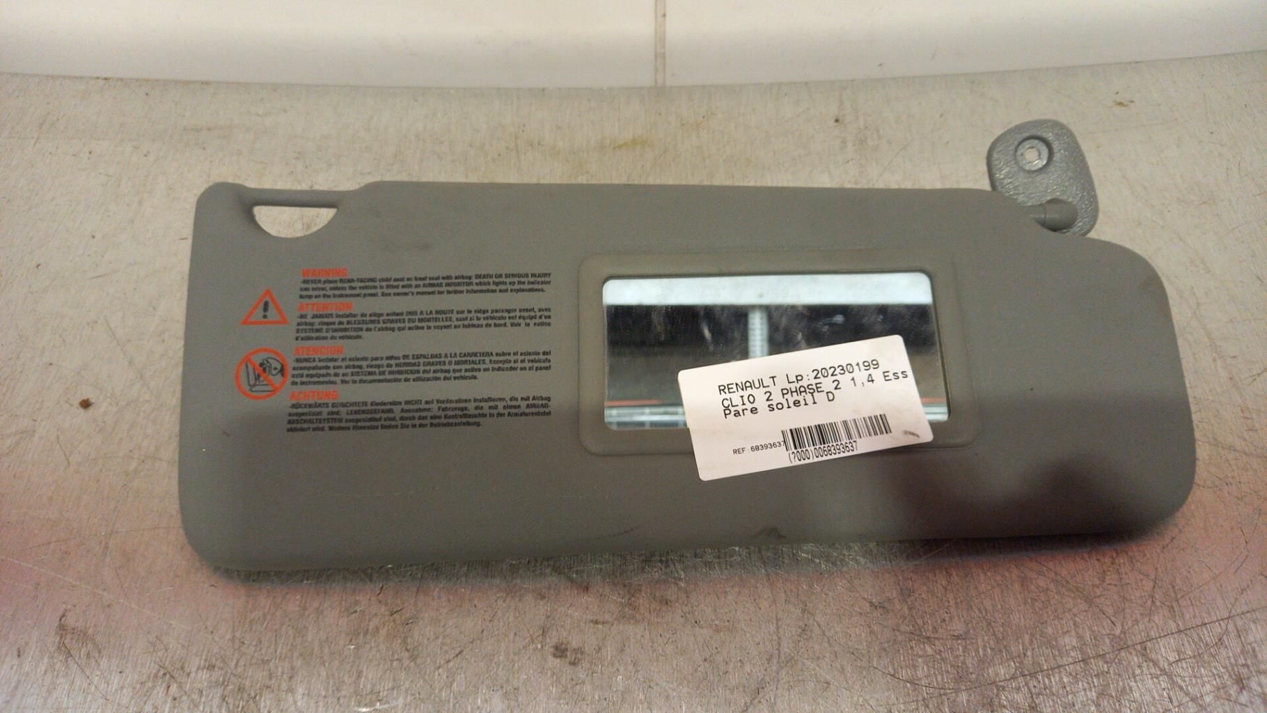 Pare soleil droit RENAULT CLIO 2 PHASE 2 Essence - 1