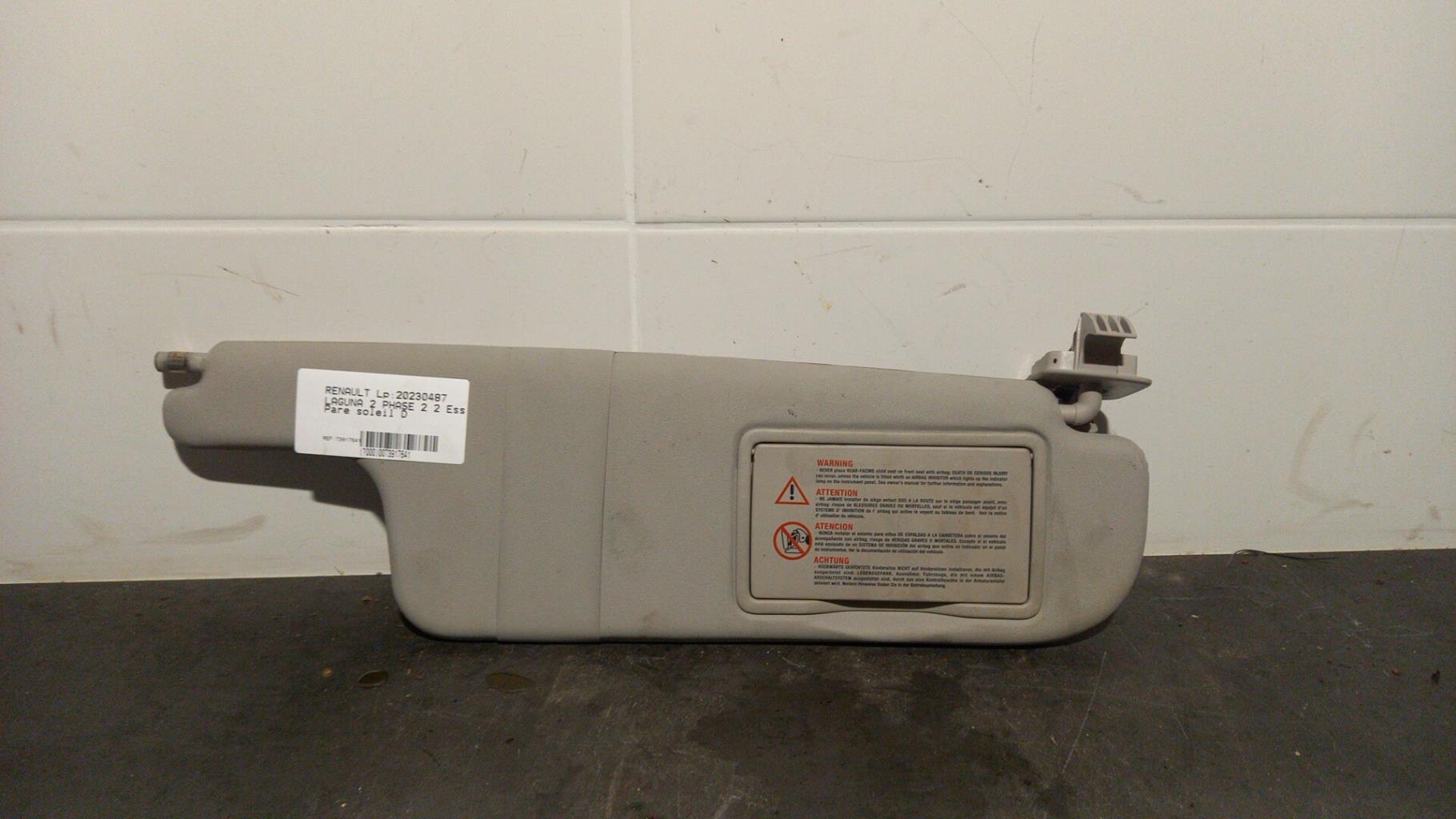Pare soleil droit RENAULT LAGUNA 2 PHASE 2 Essence - 1