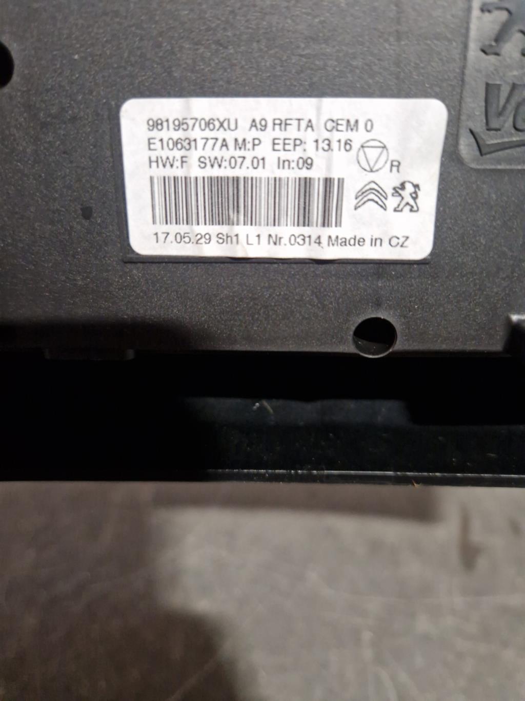 Commande chauffage PEUGEOT 208 1 PHASE 2 Essence - 1