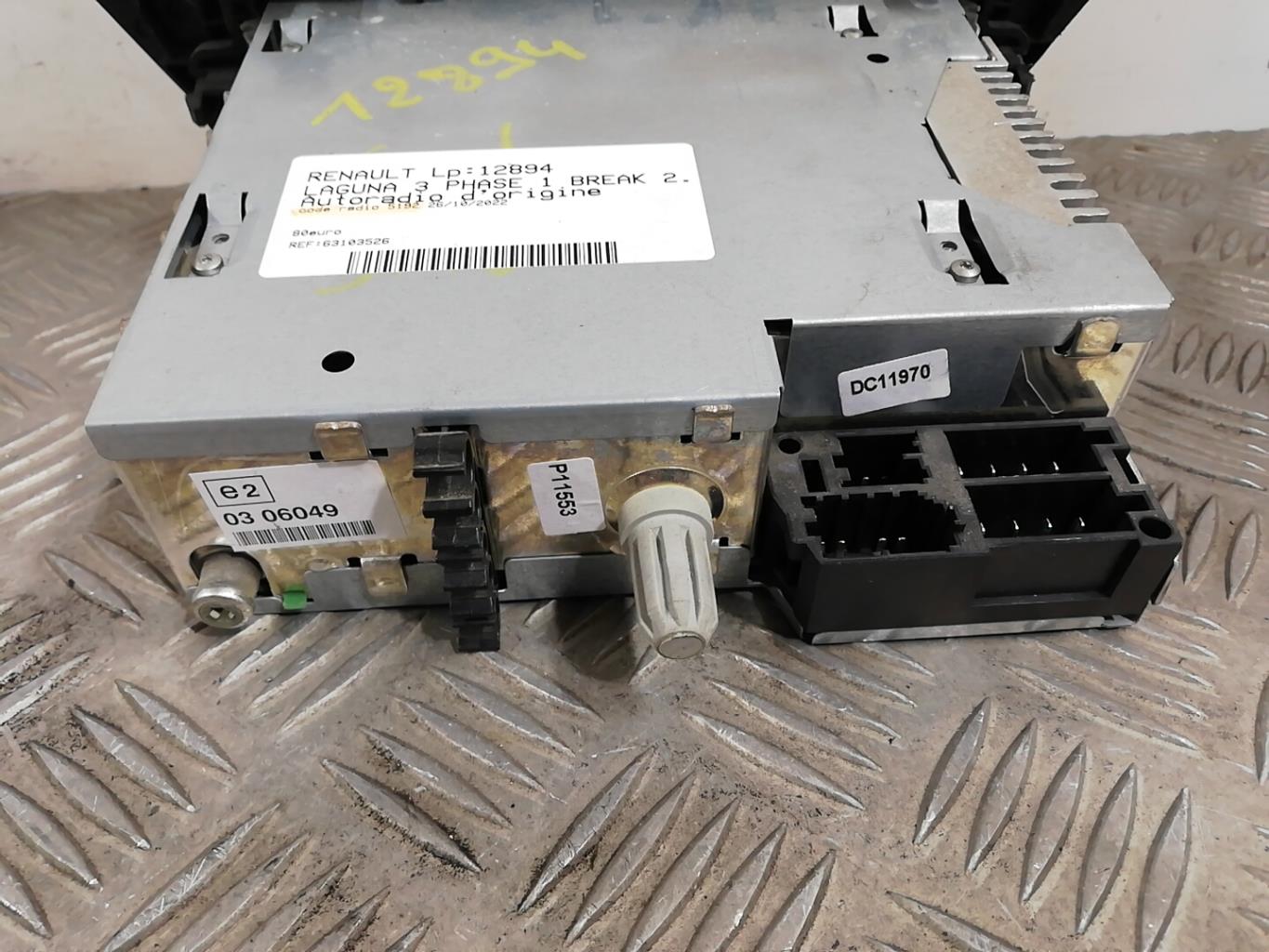 Autoradio originale RENAULT LAGUNA 3 PHASE 1 BREAK Diésel - 1