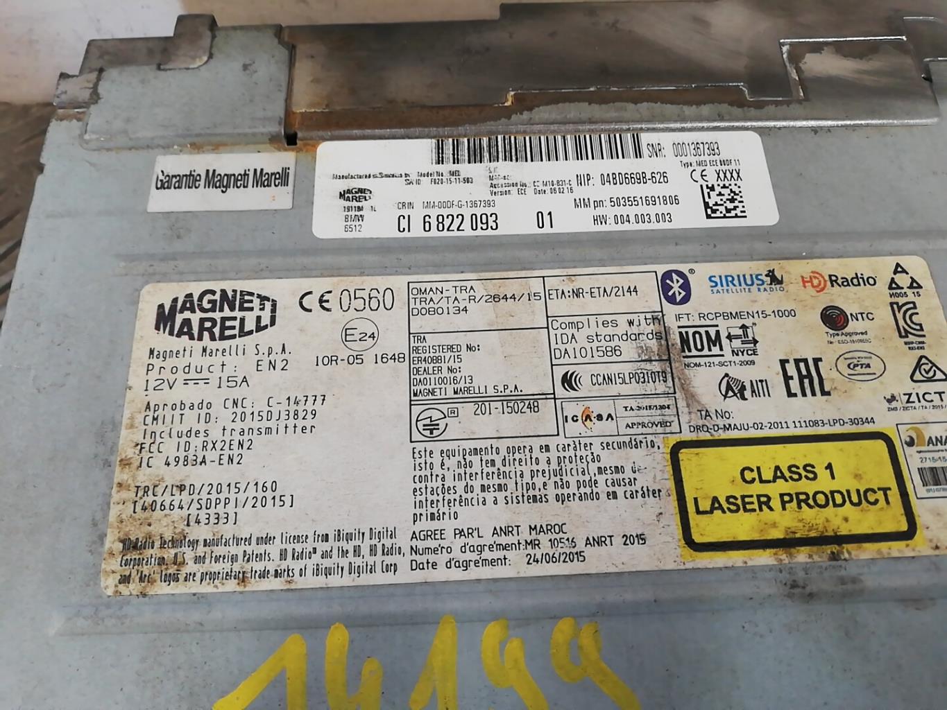 Autoradio originale BMW SERIE 1 F20 PHASE 2 Diésel - 1