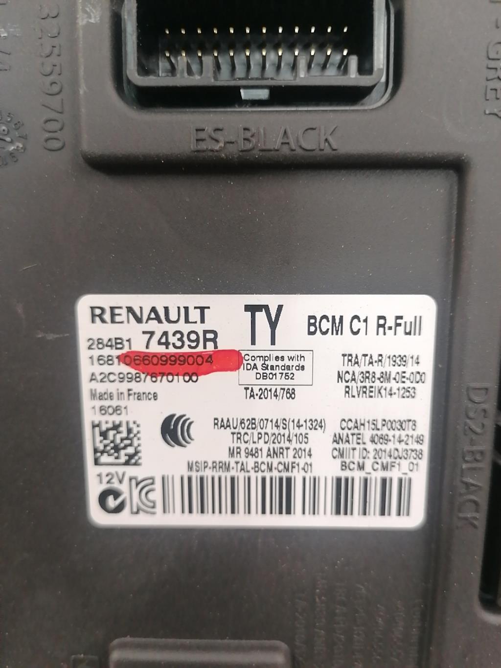 Module électronique RENAULT MEGANE 4 PHASE 1 Diesel - 1