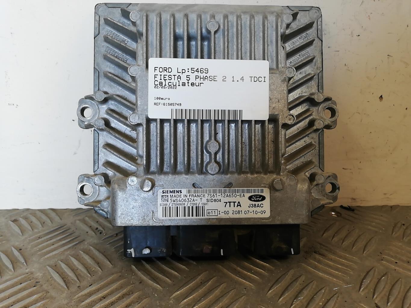 Centralina motore FORD FIESTA 5 PHASE 2 Diésel - 1