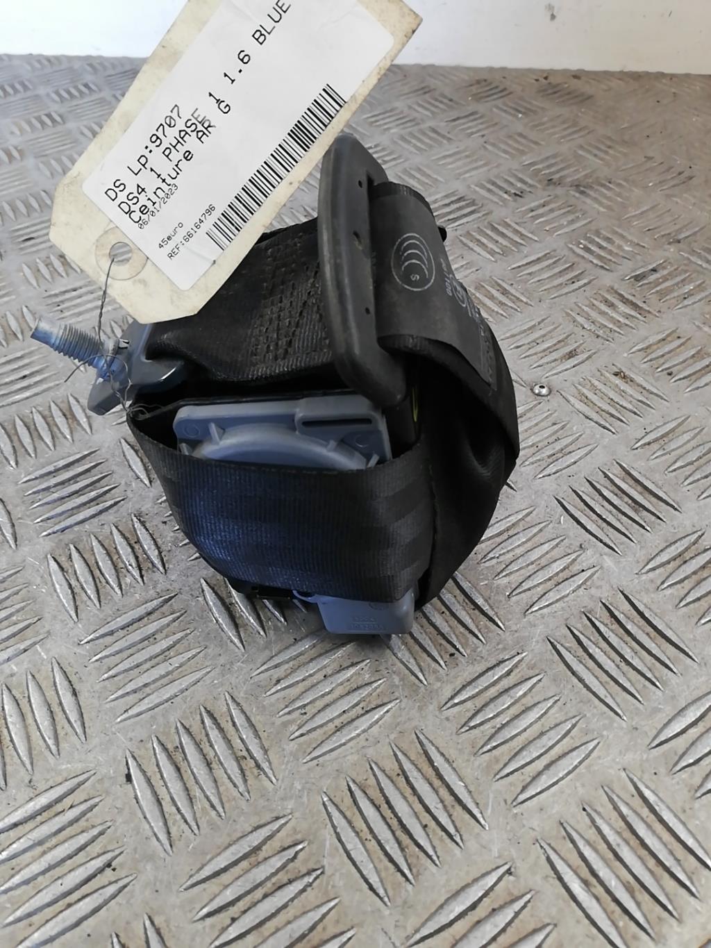 Ceinture arriere gauche DS DS4 1 PHASE 1 Diesel - 1