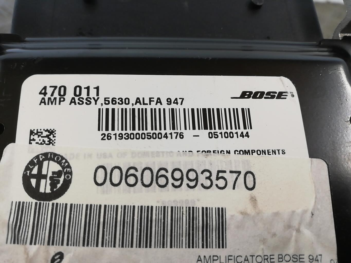 Amplificatore audio ALFA ROMEO GT COUPE Diésel - 1