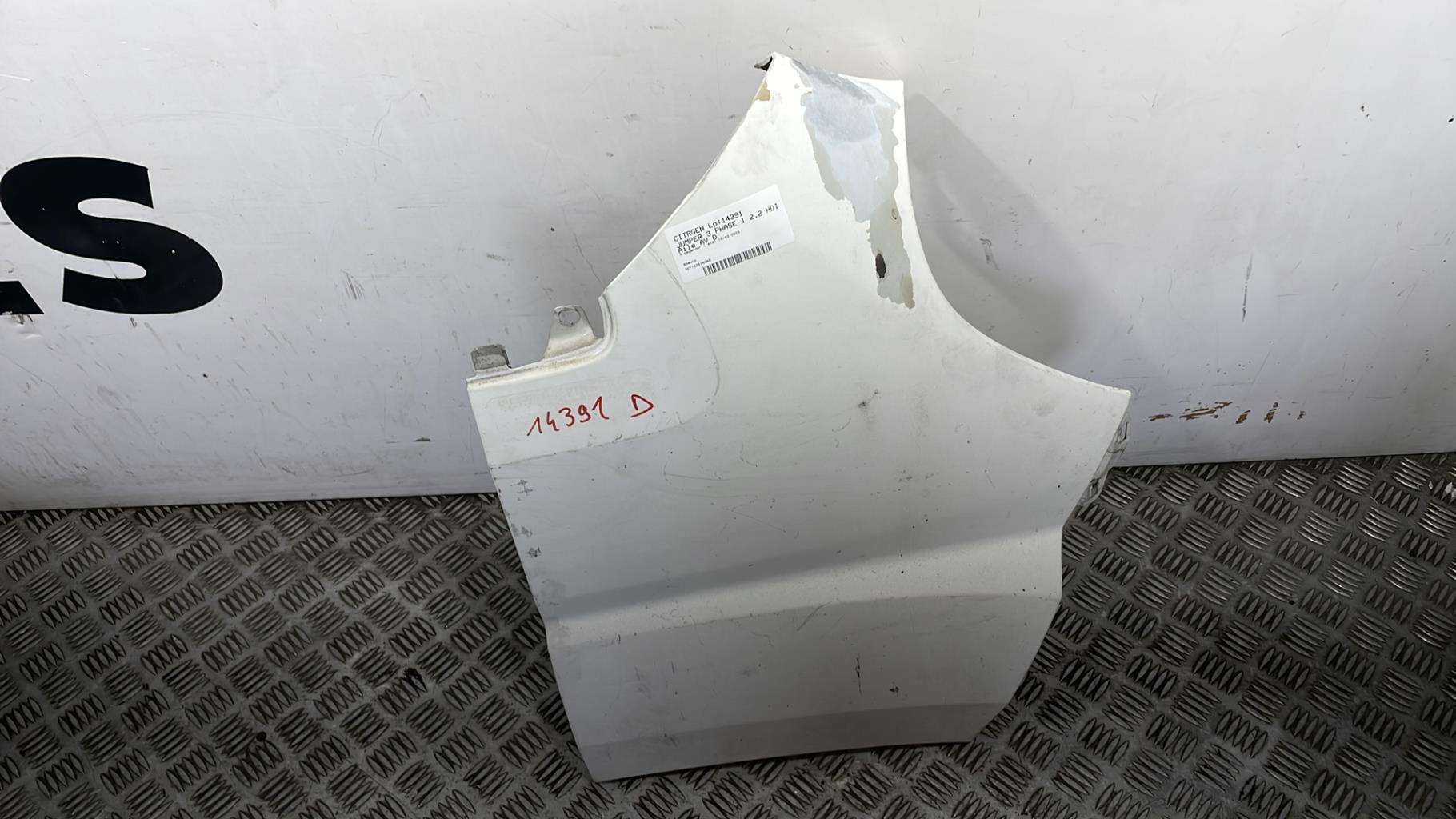 Parafango anteriore destro CITROEN JUMPER 3 PHASE 1 Diésel - 1