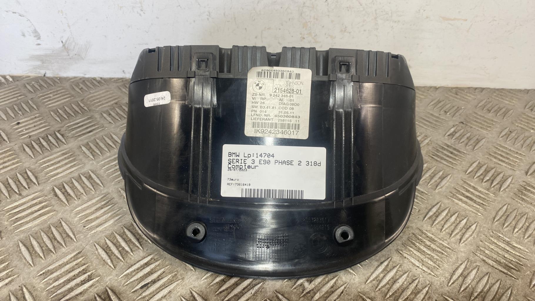 Compteur BMW SERIE 3 E90 PHASE 2 Diesel - 1