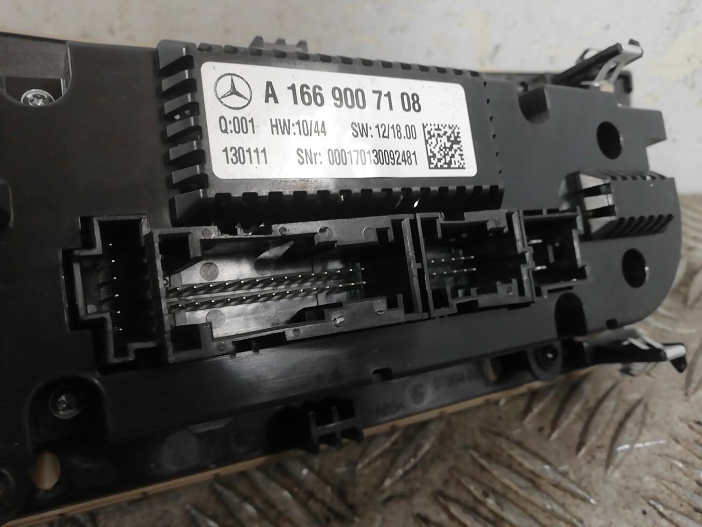 Commande chauffage MERCEDES CLASSE GL 166 Essence - 1