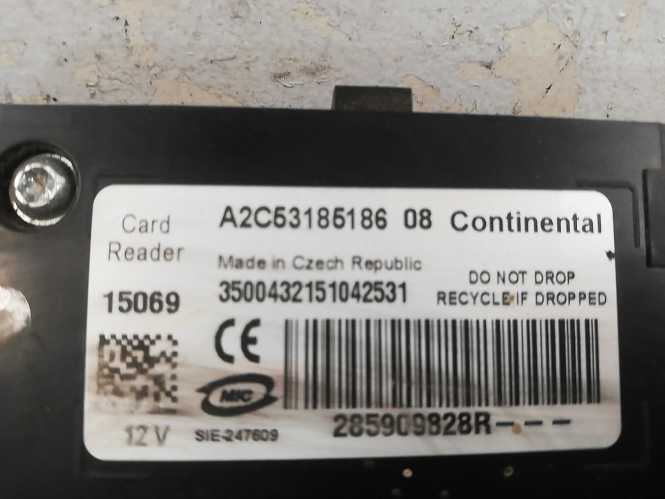 Lettore schede (bloccasterzo) RENAULT ZOE 1 Electricidad - 1