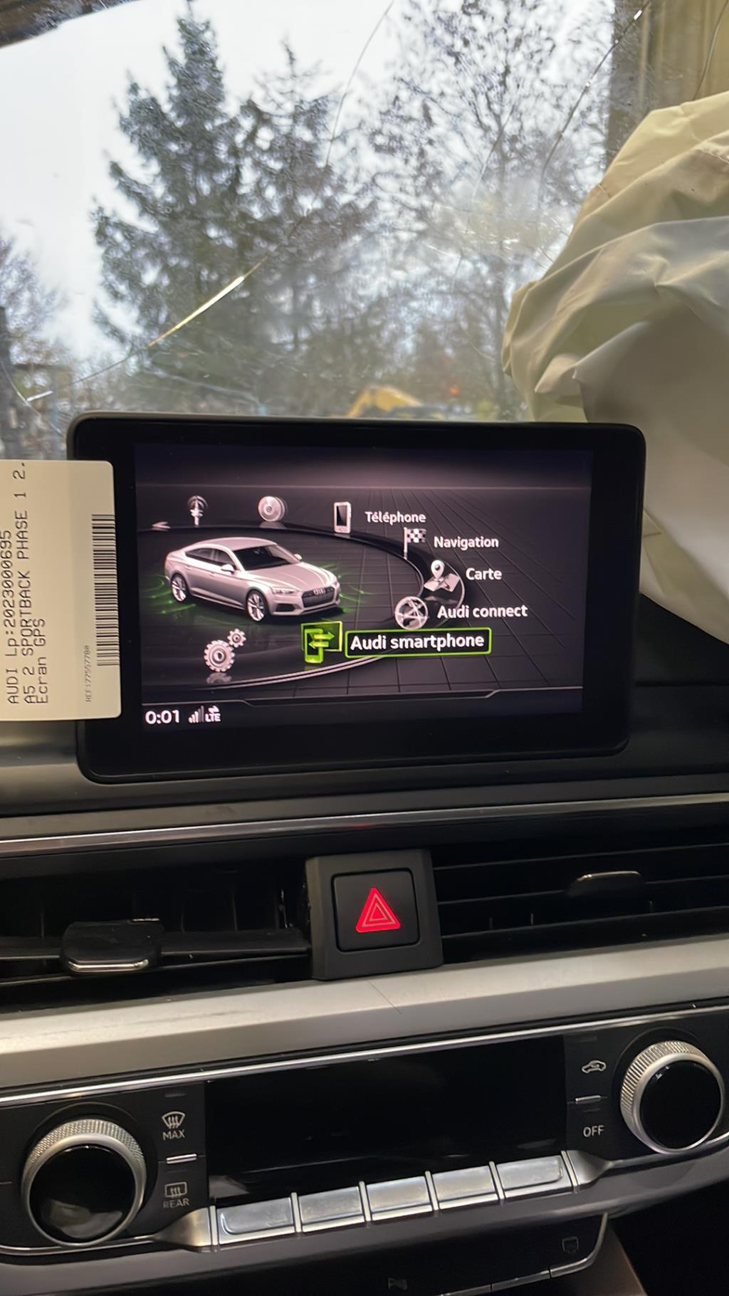 Ecran GPS AUDI A5 2 SPORTBACK PHASE 1 Diesel - 1
