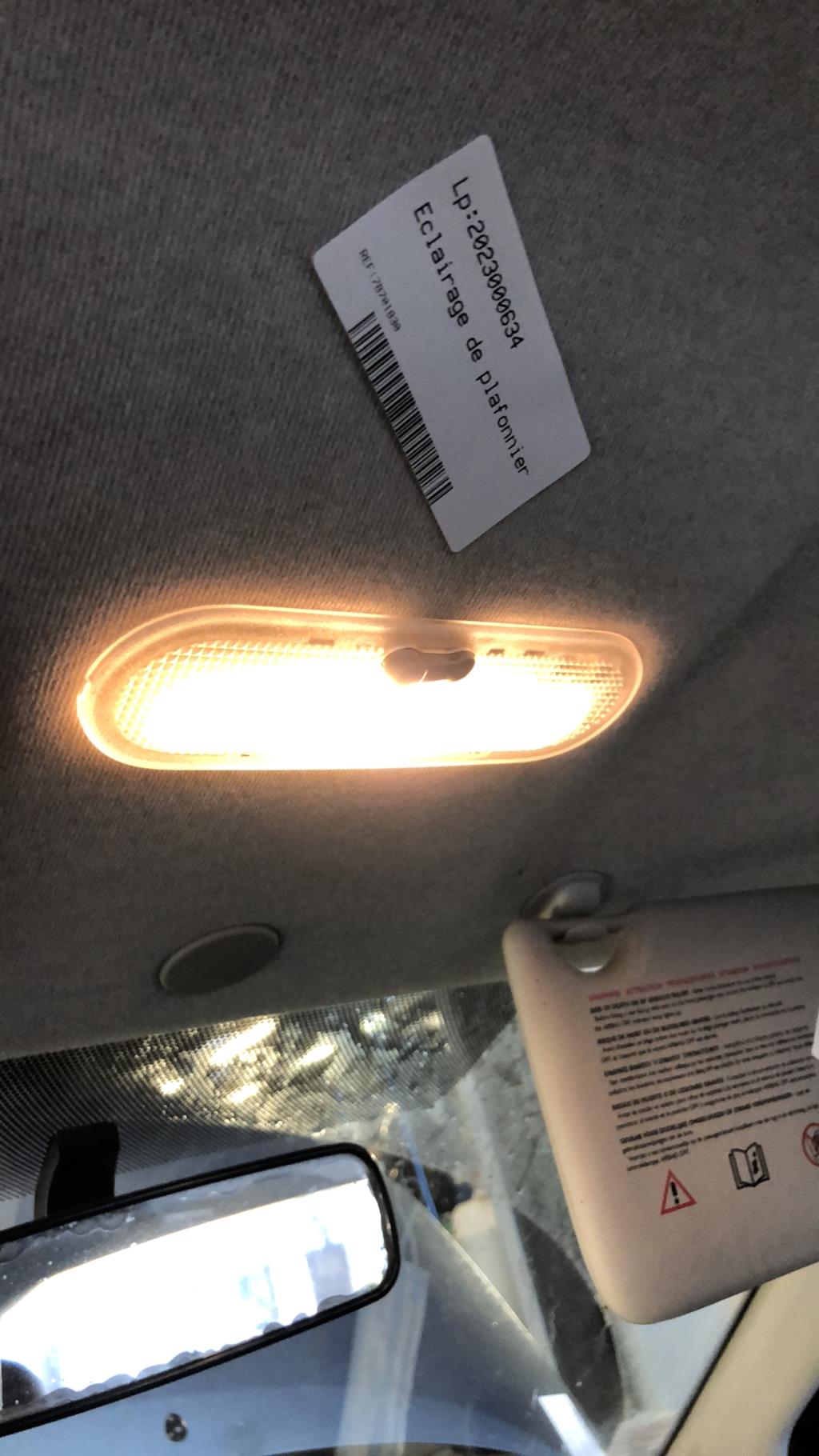 Eclairage de plafonnier RENAULT TWINGO 2 PHASE 1 Diesel - 1