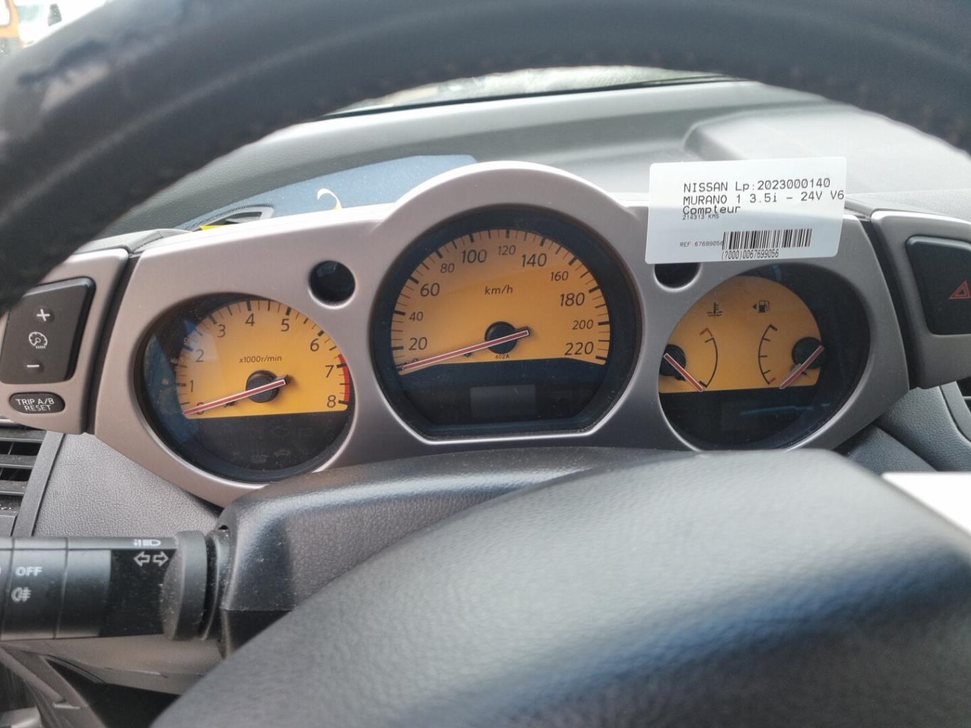 Tachimetro NISSAN MURANO 1 Gasolina - 1