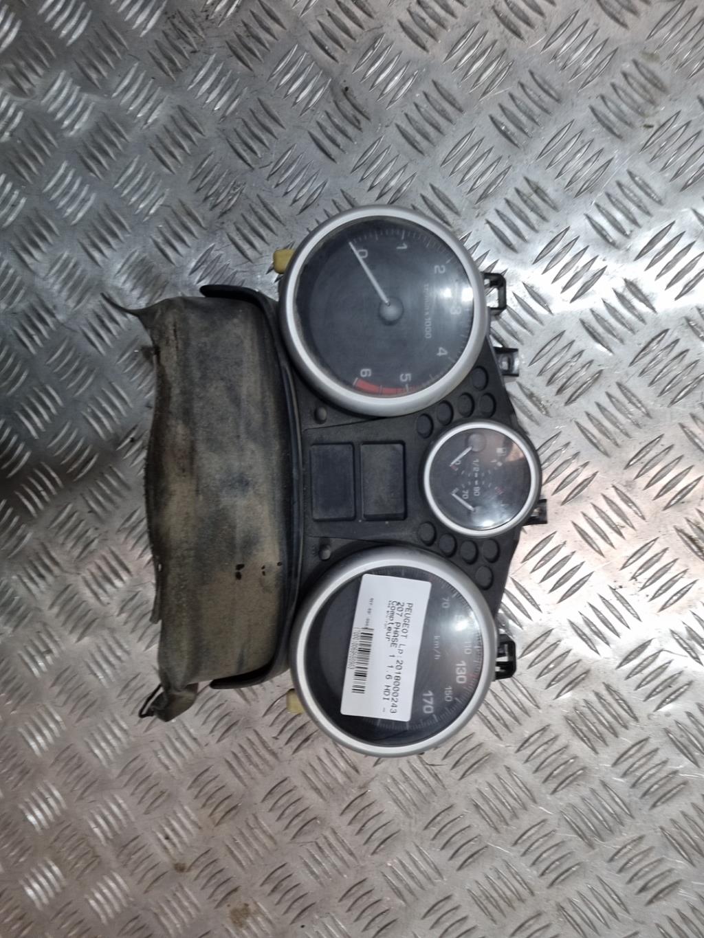 Tachimetro PEUGEOT 207 PHASE 1  - 1
