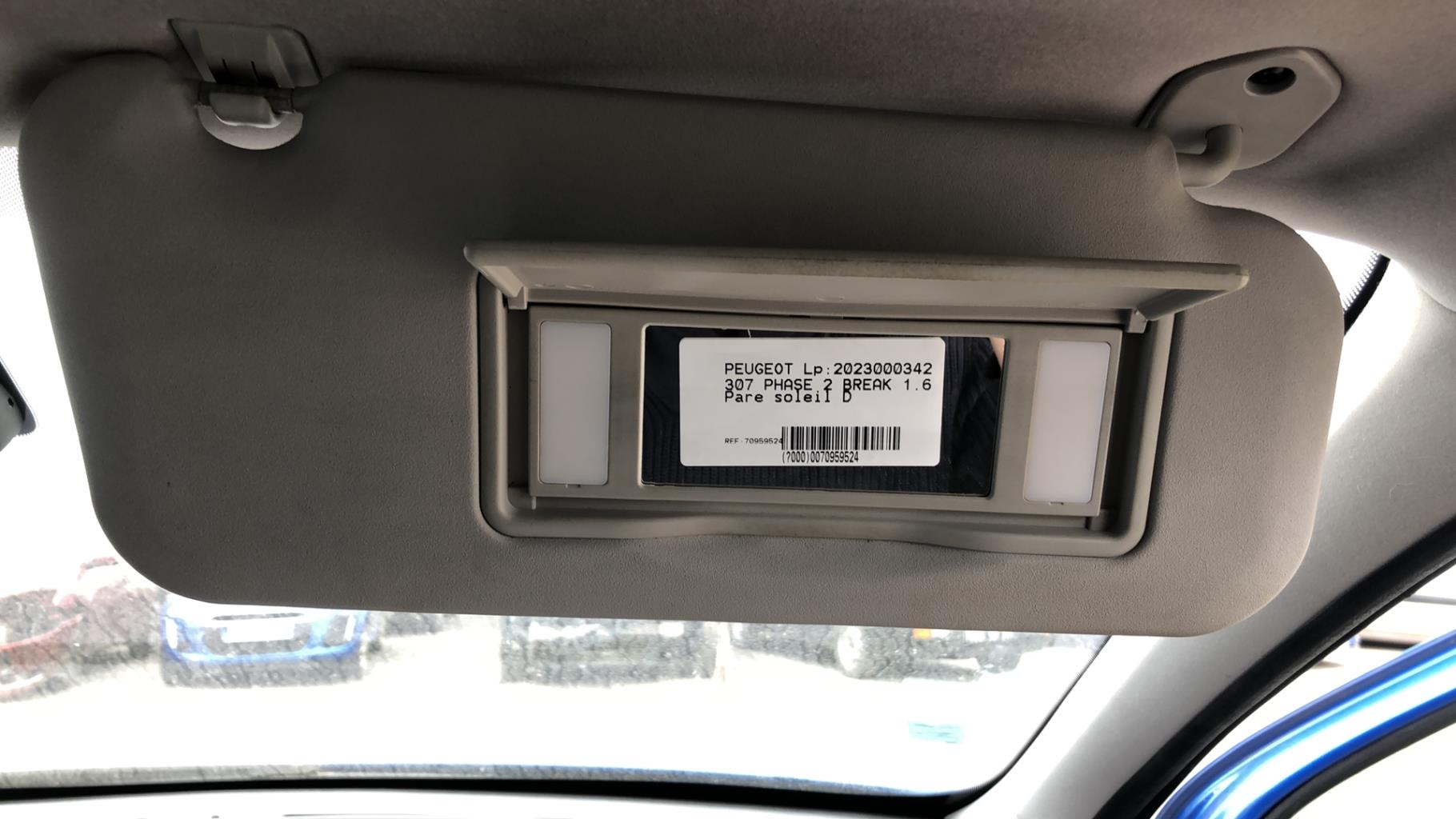 Visiera parasole destra PEUGEOT 307 PHASE 2 BREAK Diésel - 1