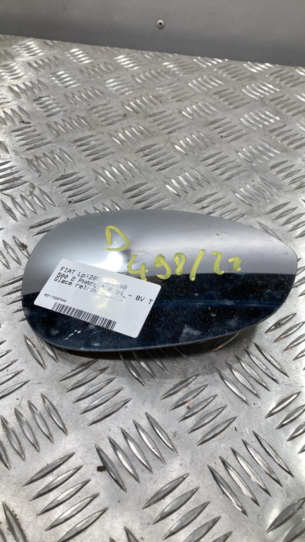 Vetro specchietto retrovisore destro FIAT 500 2 PHASE 1 Gasolina - 1