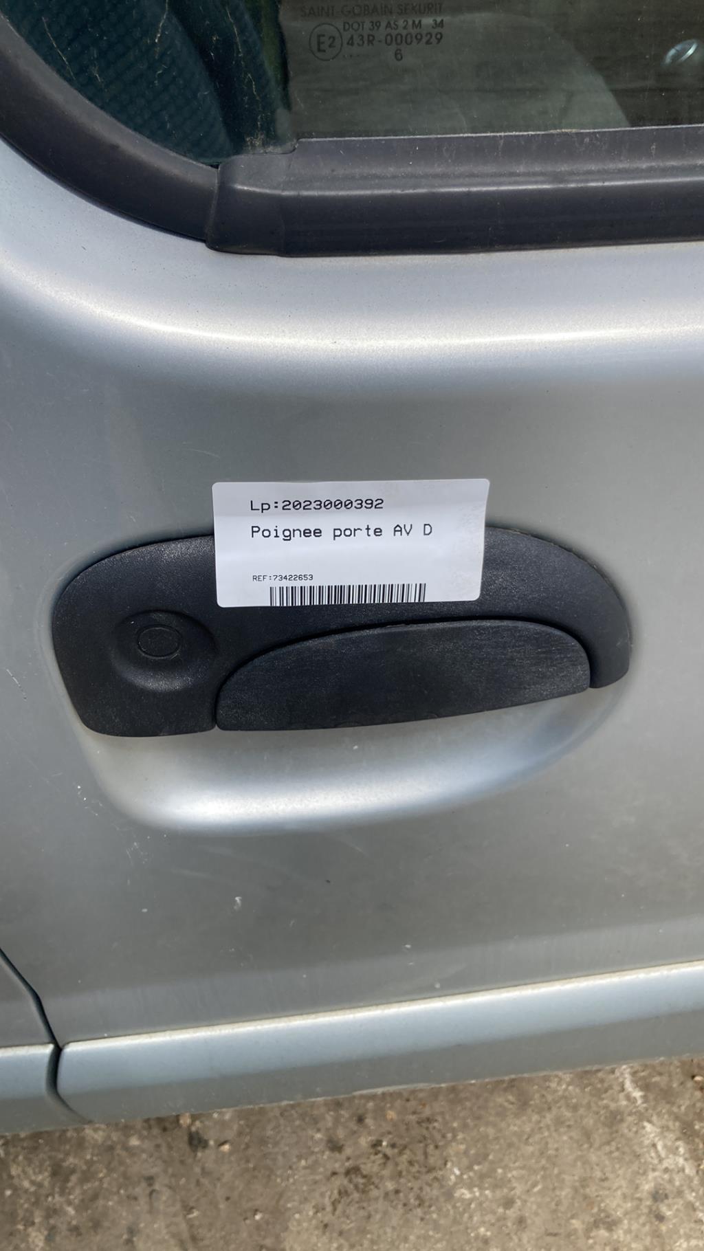 Maniglia portiera anteriore destra RENAULT KANGOO 1 PHASE 2 Diésel - 1