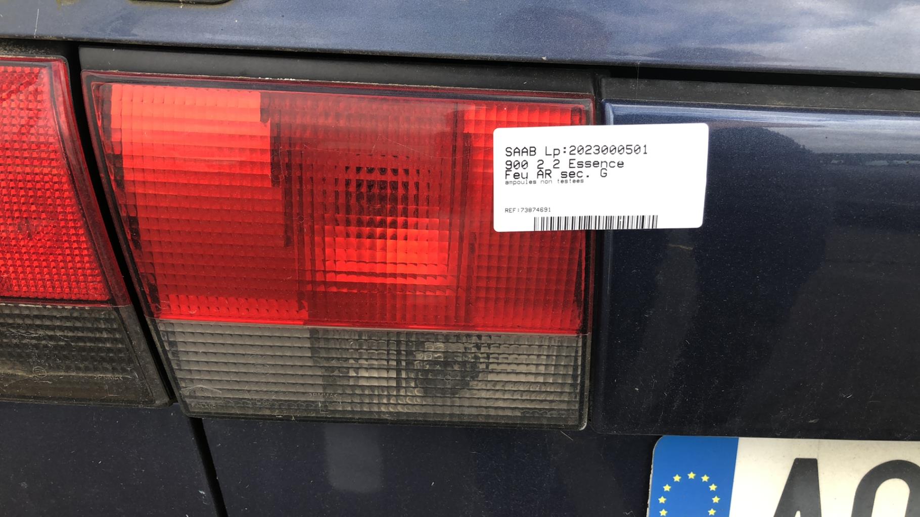 Gruppo ottico posteriore secondario sinistro (luci) SAAB 900 2 Gasolina - 1