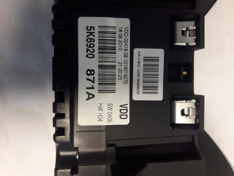 Compteur VOLKSWAGEN GOLF 6 Diesel - 1