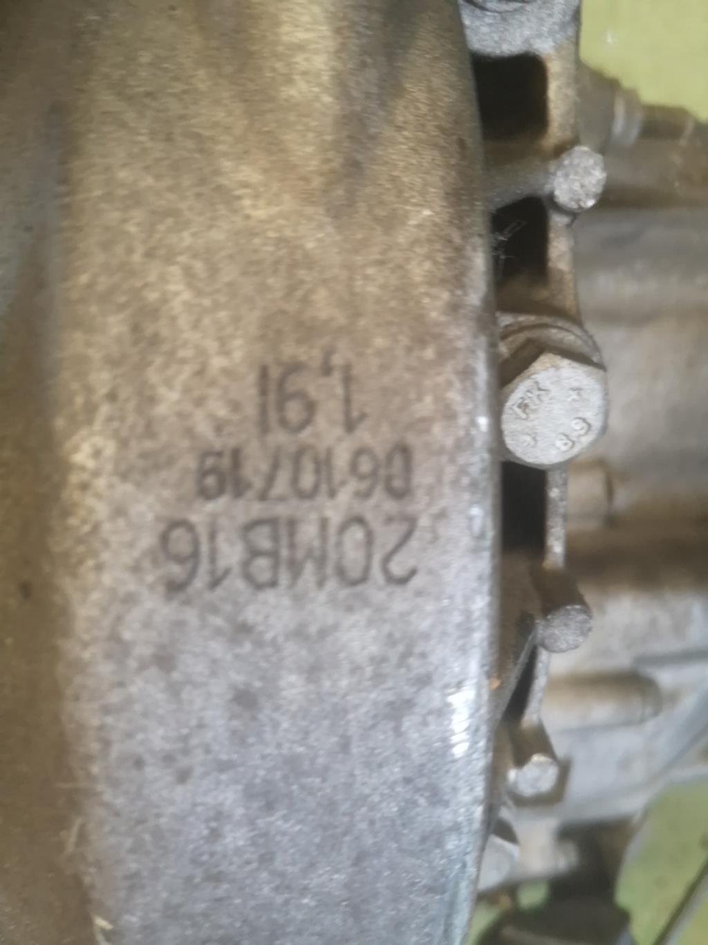 Boite de vitesses PEUGEOT 307 PHASE 2 BREAK Diesel - 1