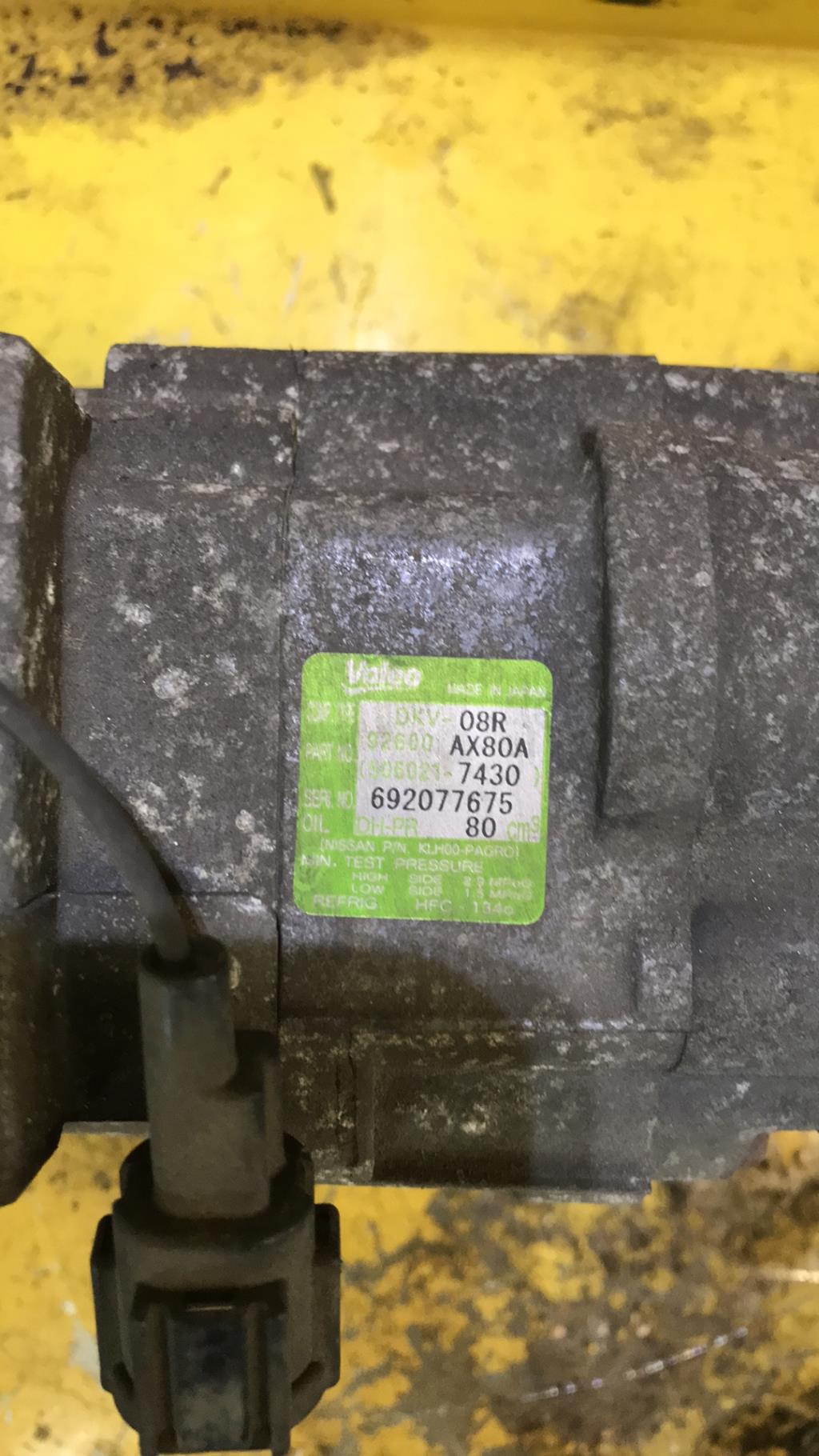 Compresseur clim NISSAN MICRA 3 PHASE 3 Essence - 1