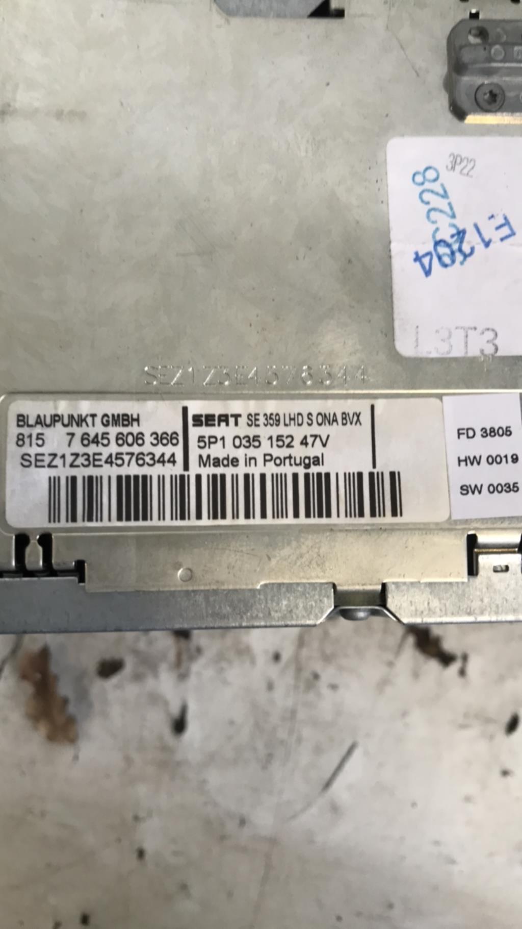 Autoradio SEAT ALTEA  - 1