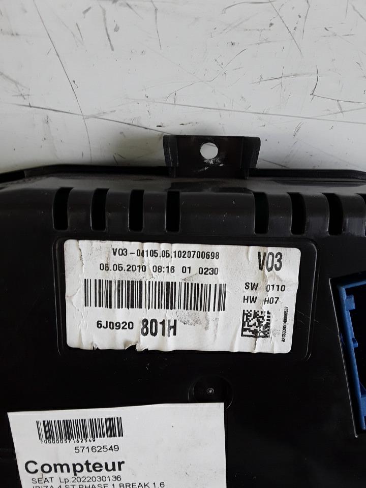 Compteur SEAT IBIZA 4 ST PHASE 1 BREAK Diesel - 1