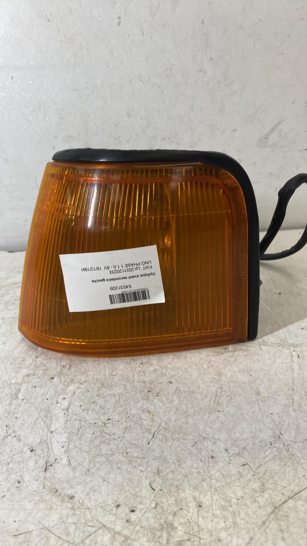 Gruppo ottico anteriore secondario sinistro (luci)(freccia) FIAT UNO PHASE 1 Gasolina - 1