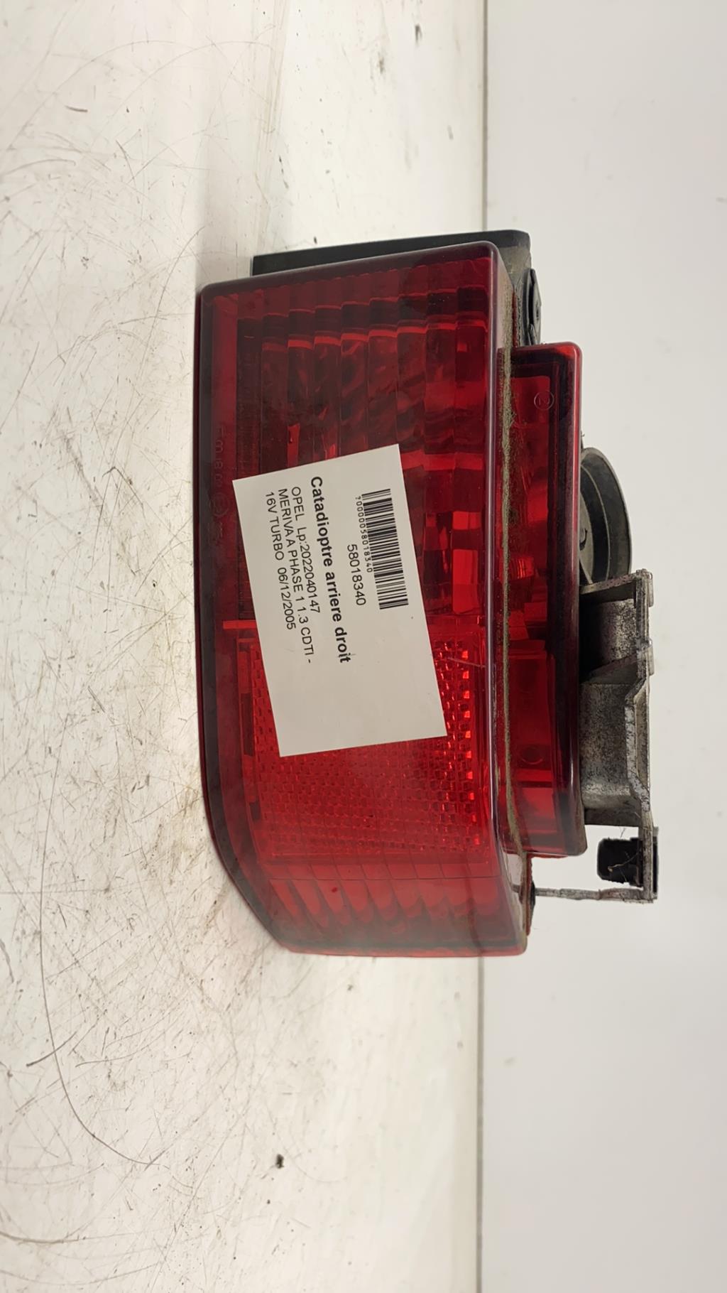 Catadiottro posteriore destro OPEL MERIVA A PHASE 1 Diésel - 1