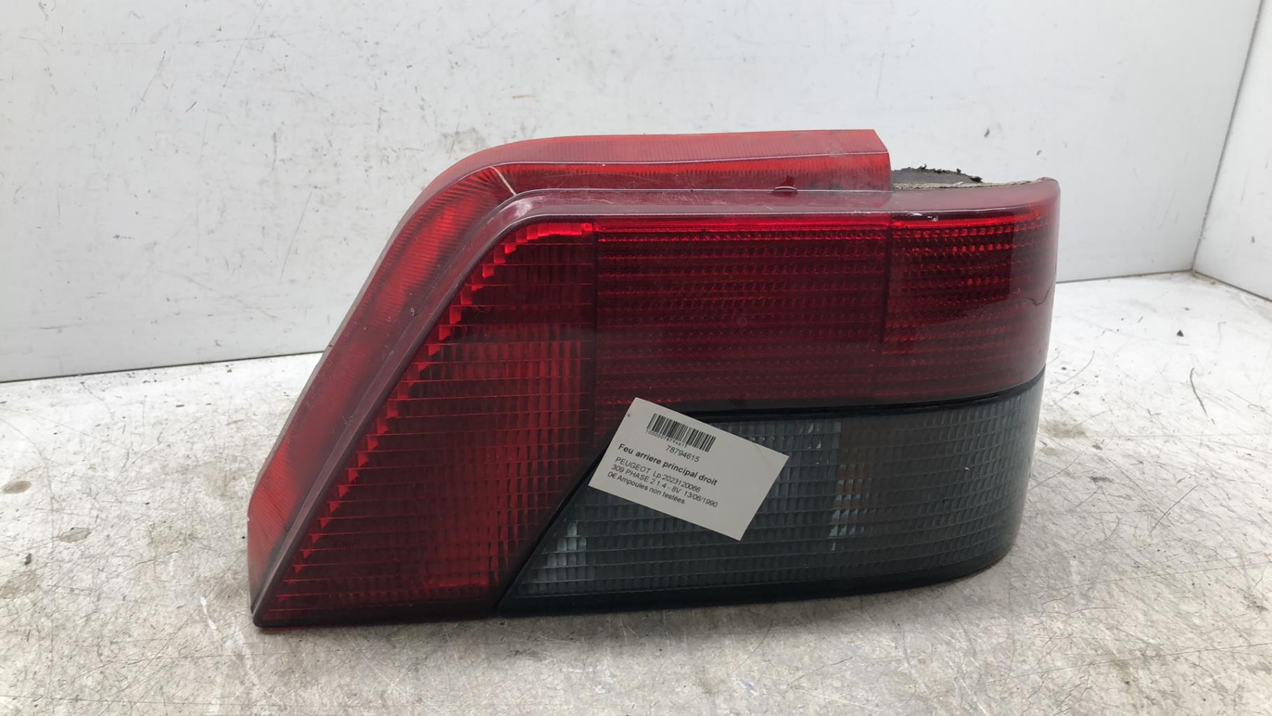 Fanale posteriore principale destro (luci) PEUGEOT 309 PHASE 2 Gasolina - 1