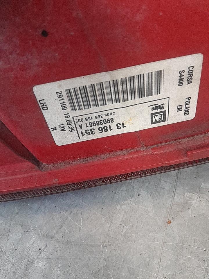 Fanale posteriore principale destro (luci) OPEL CORSA D PHASE 1 Gasolina - 1