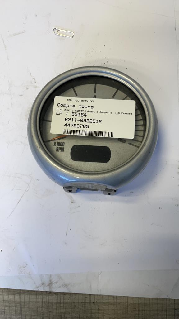 Compte tours MINI MINI 1 R50/R53 PHASE 1 Essence - 1