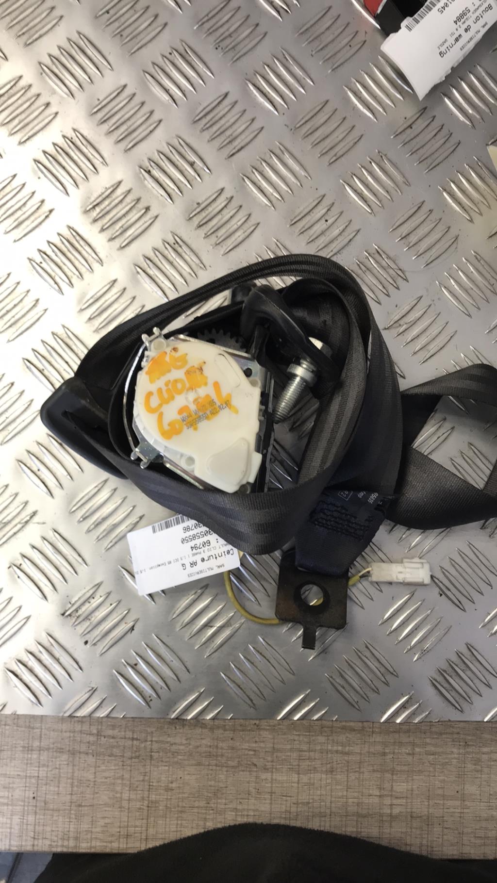 Cintura di sicurezza posteriore sinistra RENAULT CLIO 3 PHASE 2 Diésel - 1