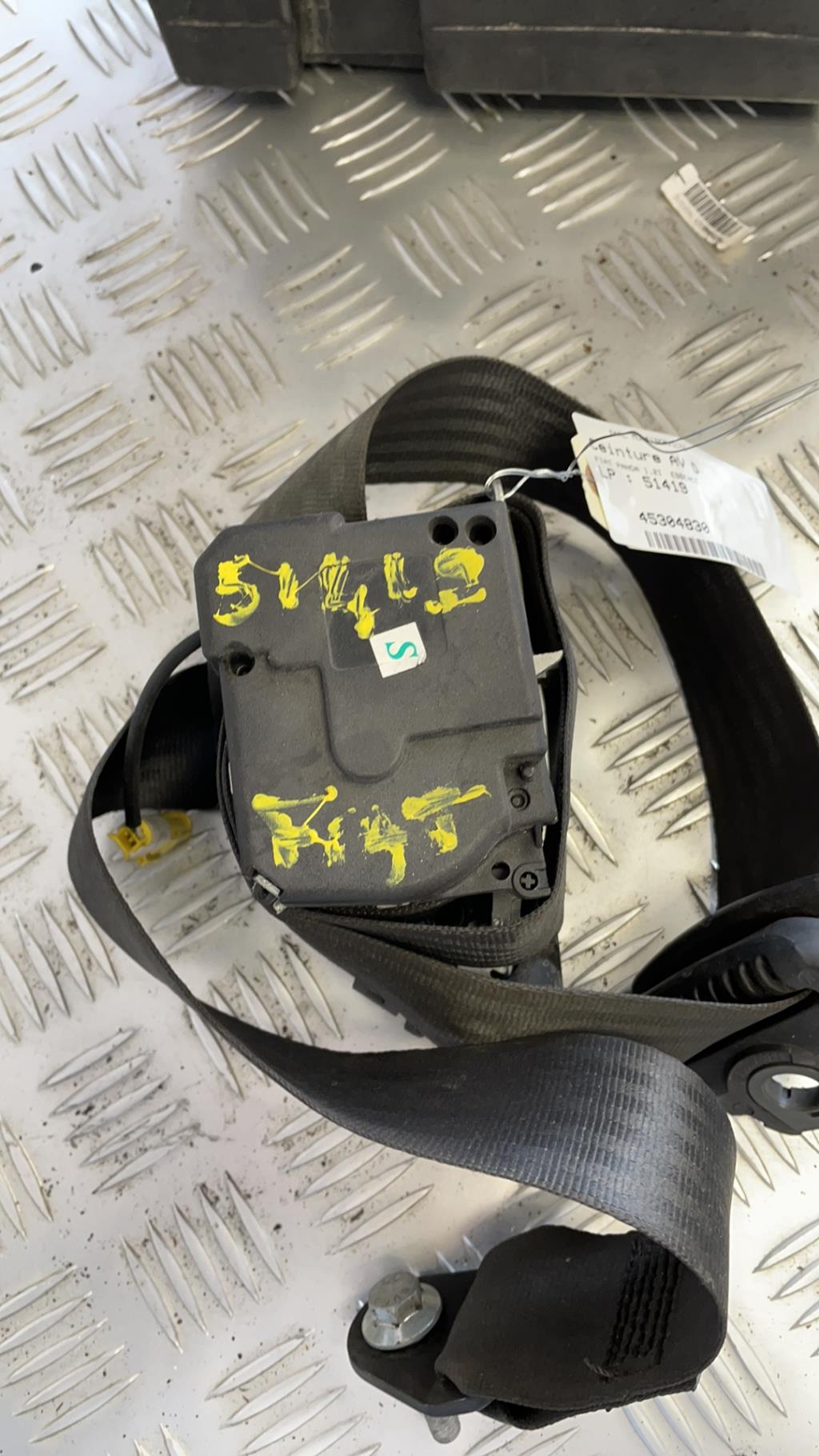 Cintura di sicurezza anteriore destra FIAT PANDA 2  - 1