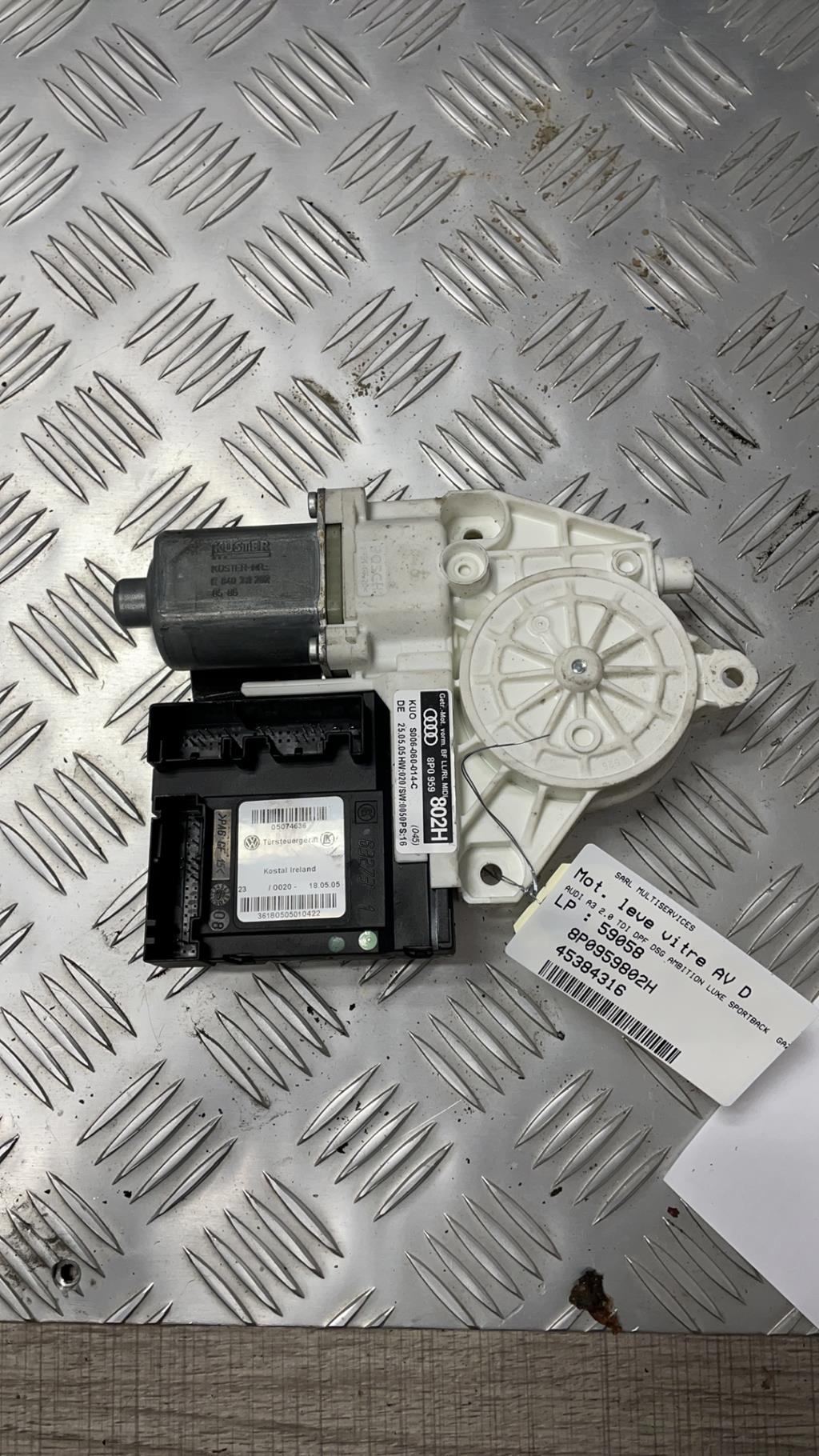 Motore alzacristalli anteriore destro AUDI A3 2 PHASE 1 Diésel - 1