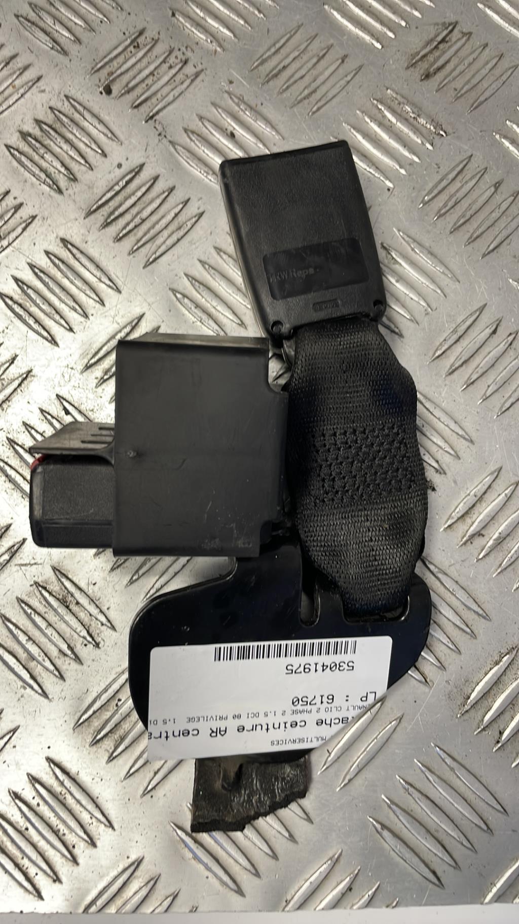 Aggancio cintura sicurezza posteriore centrale RENAULT CLIO 2 PHASE 2 Diésel - 1