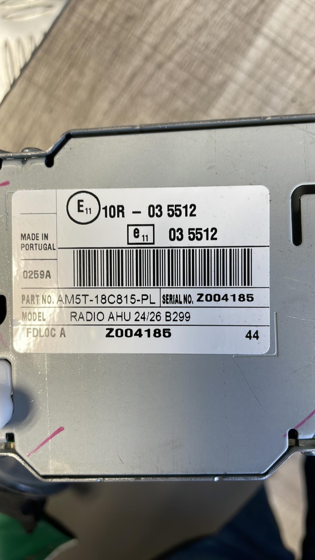 Autoradio originale FORD FIESTA 6 PHASE 2 Gasolina - 1
