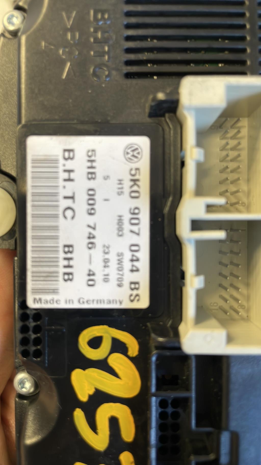 Commande chauffage VOLKSWAGEN GOLF 6 Diesel - 1