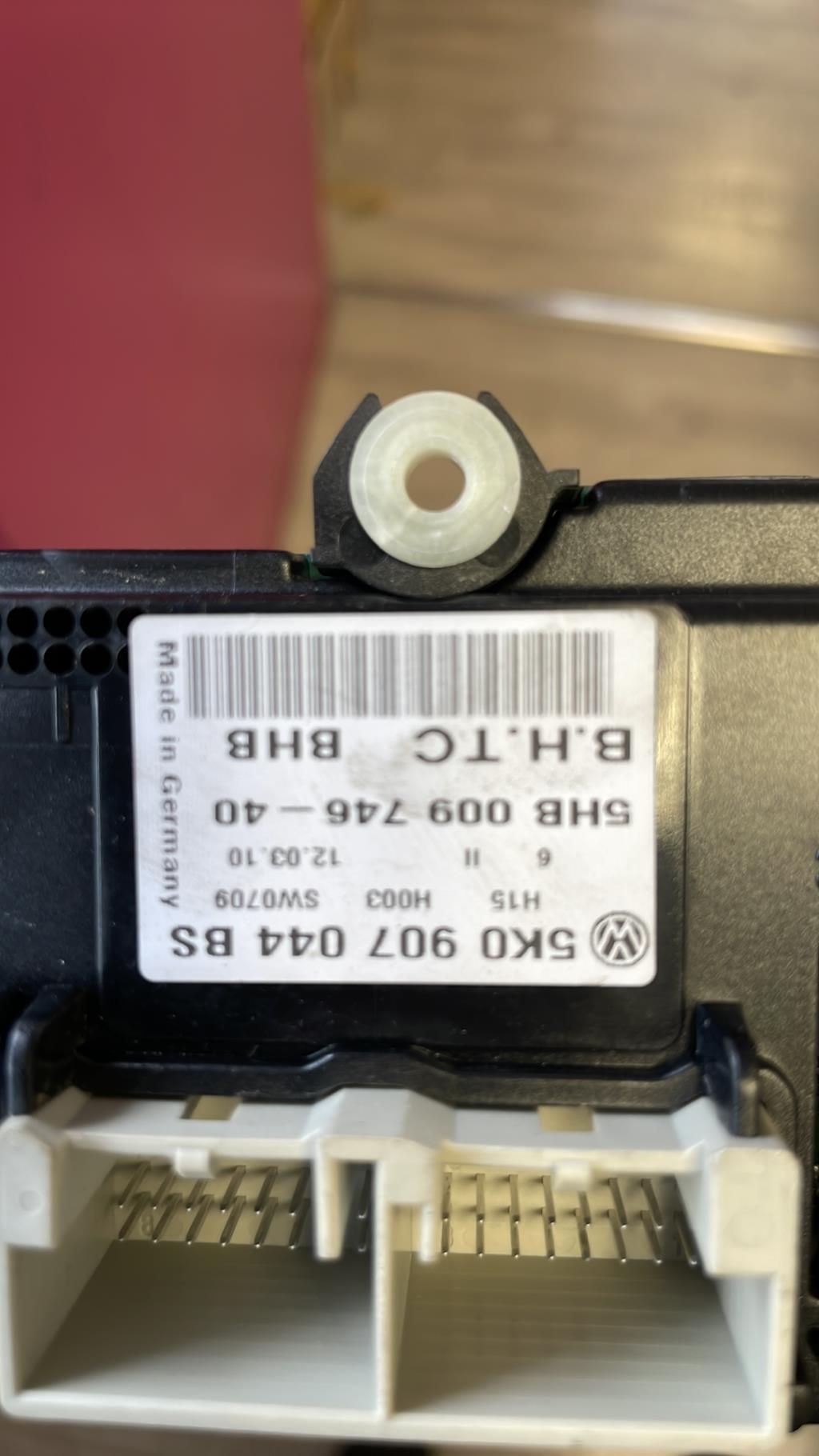 Commande chauffage VOLKSWAGEN GOLF 6 Diesel - 1