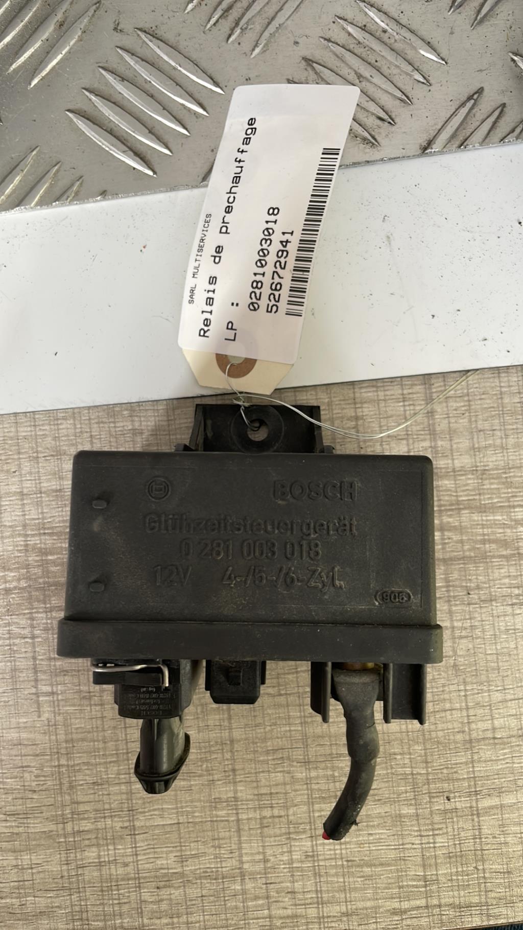 Relais de prechauffage ALFA ROMEO 147 PHASE 2  - 1