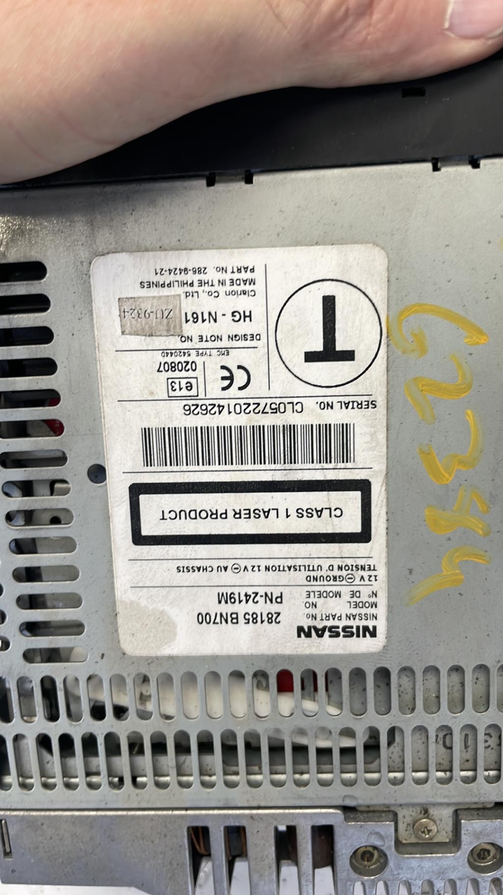 Chargeur CD NISSAN ALMERA 2 PHASE 2 Diesel - 1