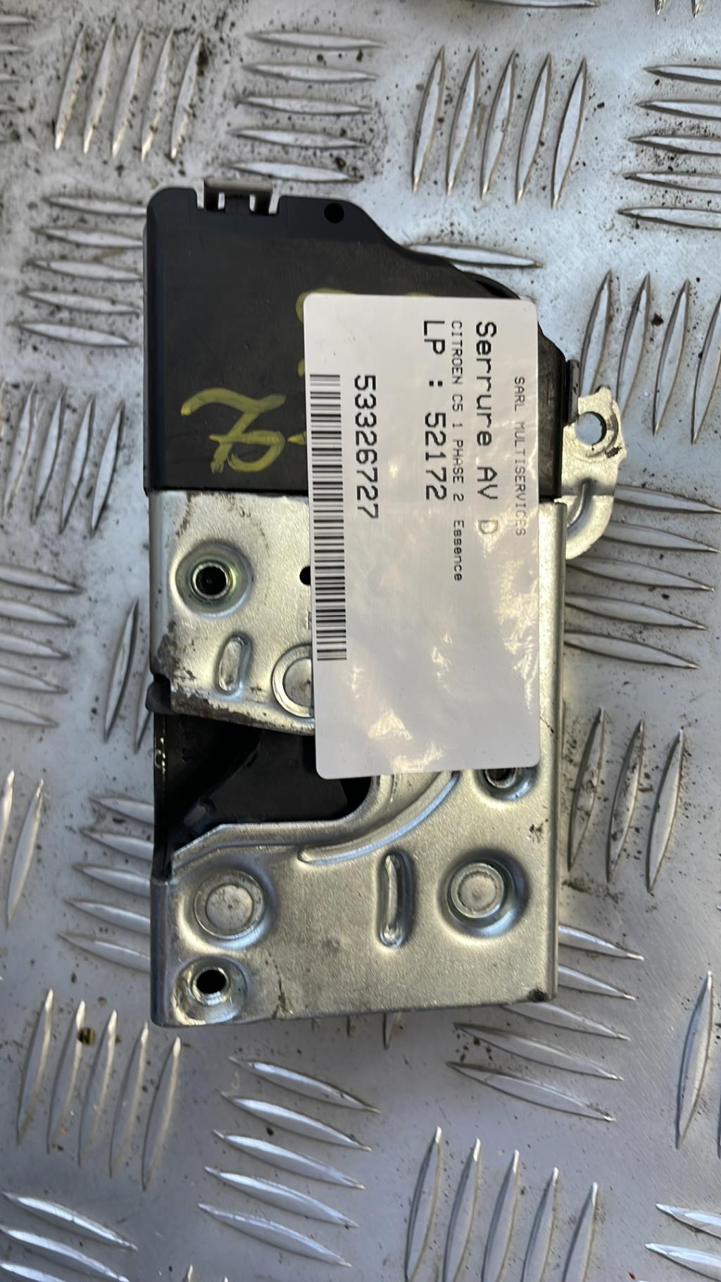 Serratura anteriore destra CITROEN C5 1 PHASE 2 Gasolina - 1