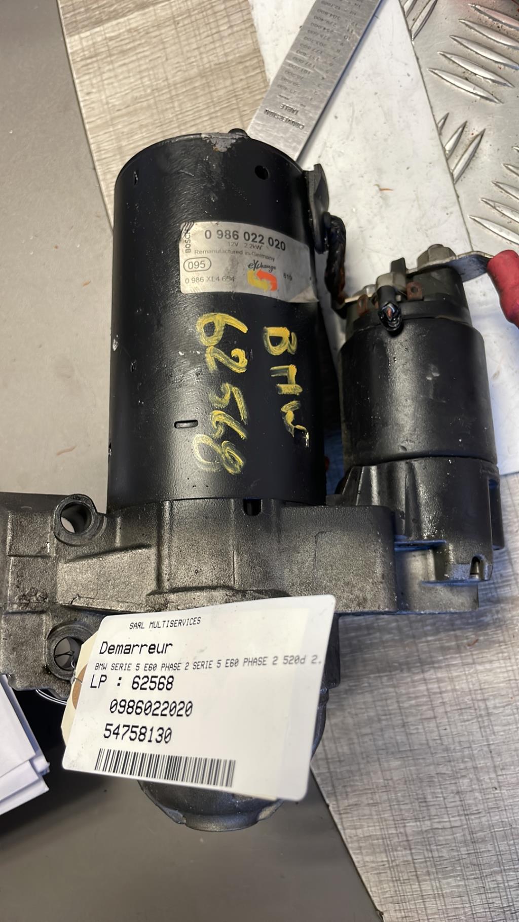 Demarreur BMW SERIE 5 E60 PHASE 2 Diesel - 1