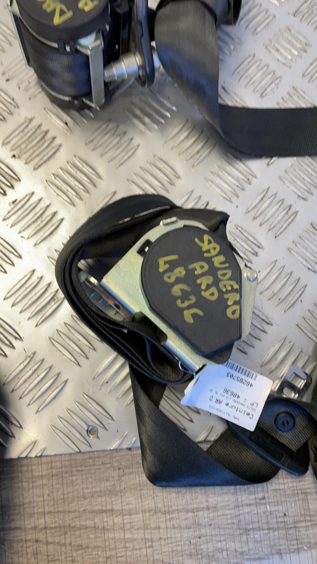 Cintura di sicurezza posteriore destra DACIA SANDERO 1 Diésel - 1