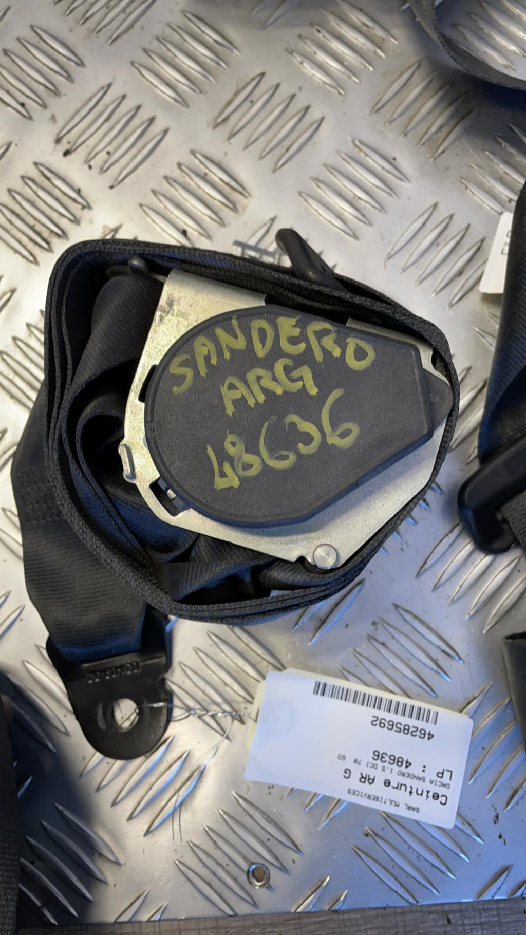 Cintura di sicurezza posteriore sinistra DACIA SANDERO 1 Diésel - 1