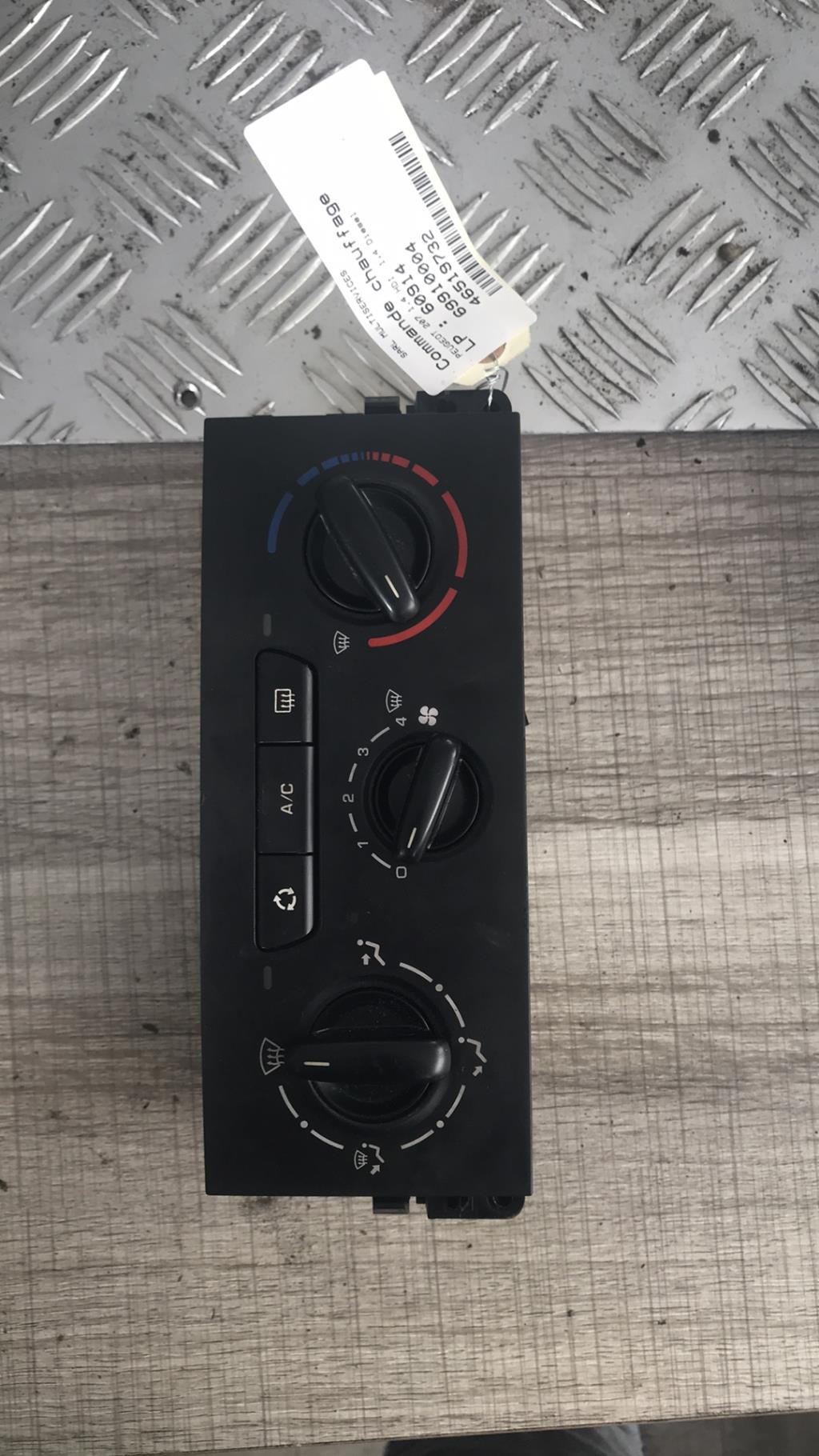 Commande chauffage PEUGEOT 207 PHASE 1 Diesel - 1