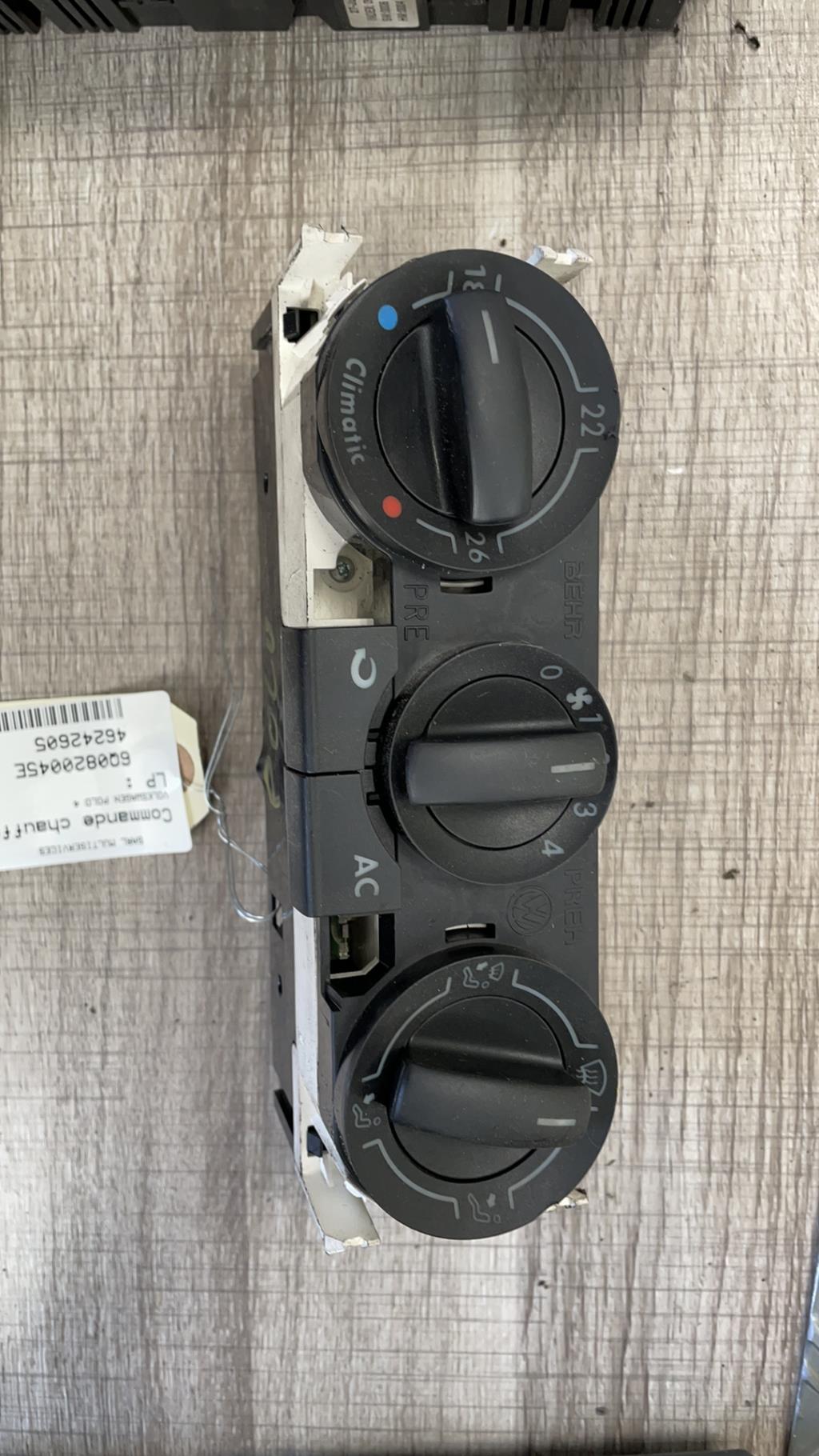 Commande chauffage VOLKSWAGEN POLO 4 PHASE 1  - 1