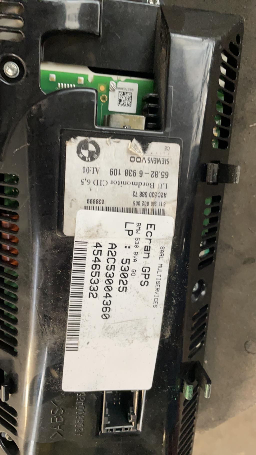 Ecran GPS BMW SERIE 5 E60 PHASE 2 Diesel - 1