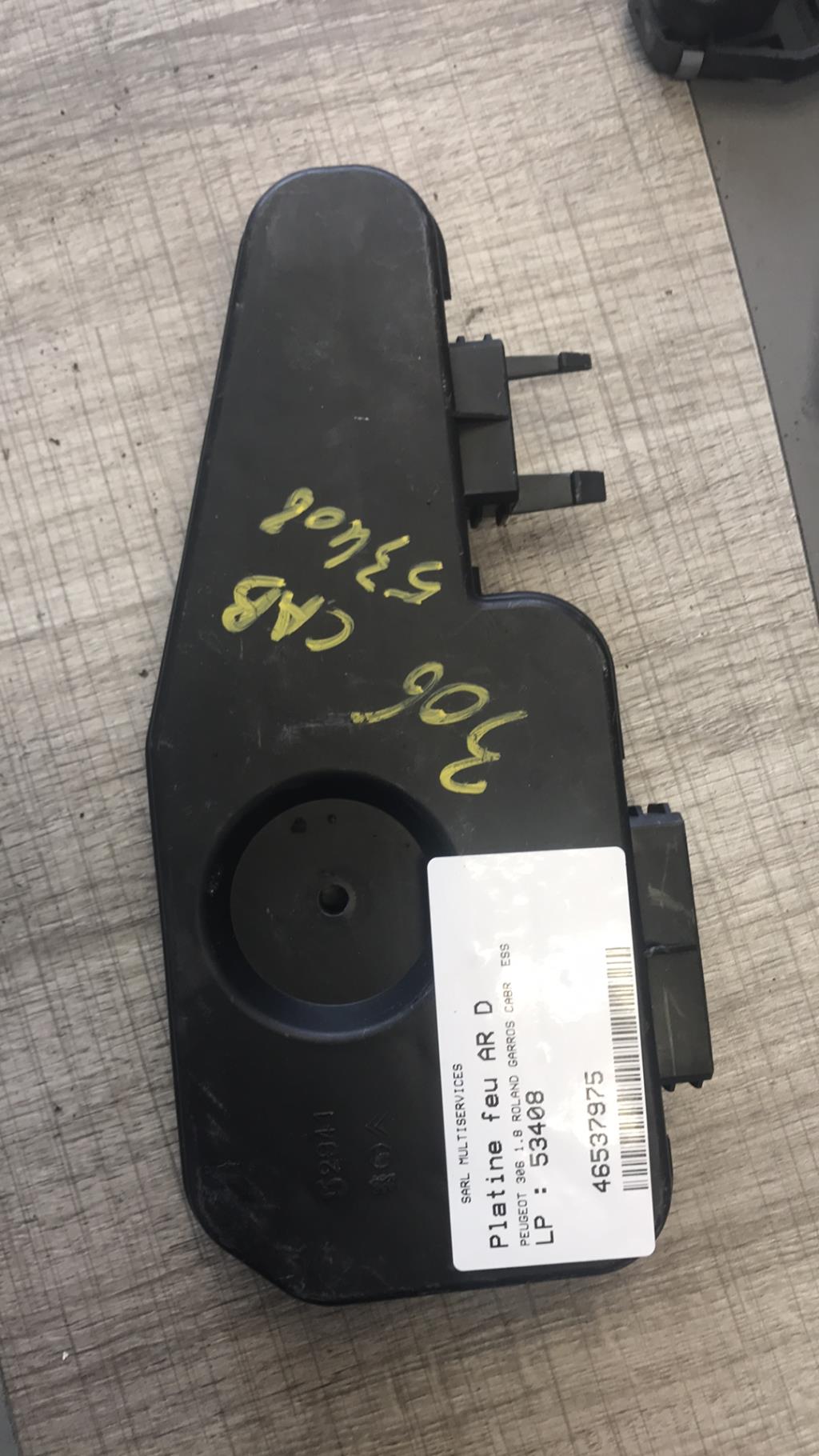 Base portalampade fanale posteriore destro PEUGEOT 306 PHASE 2 CABRIOLET Gasolina - 1