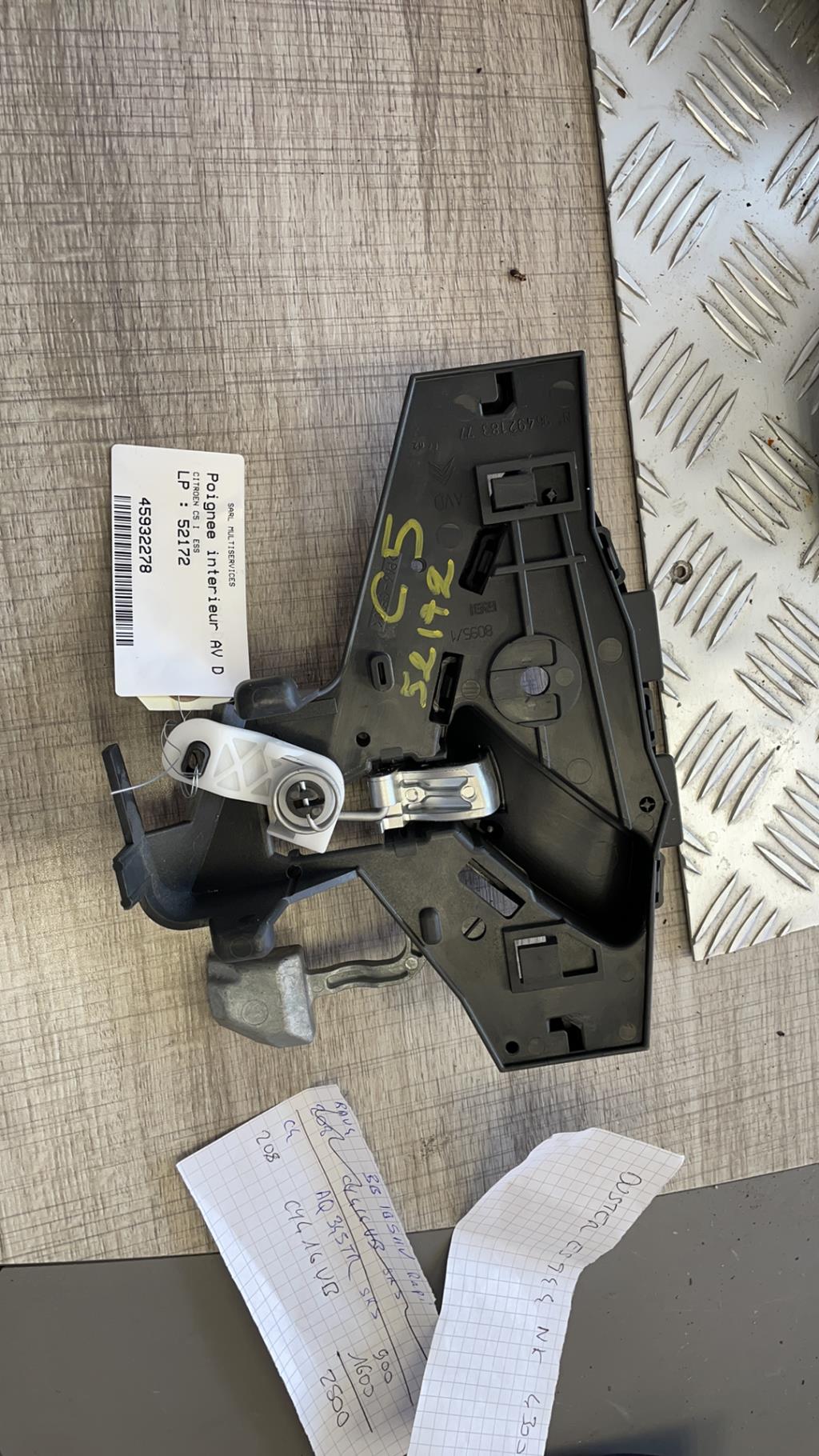 Maniglia interna anteriore destra CITROEN C5 1 PHASE 2 Gasolina - 1