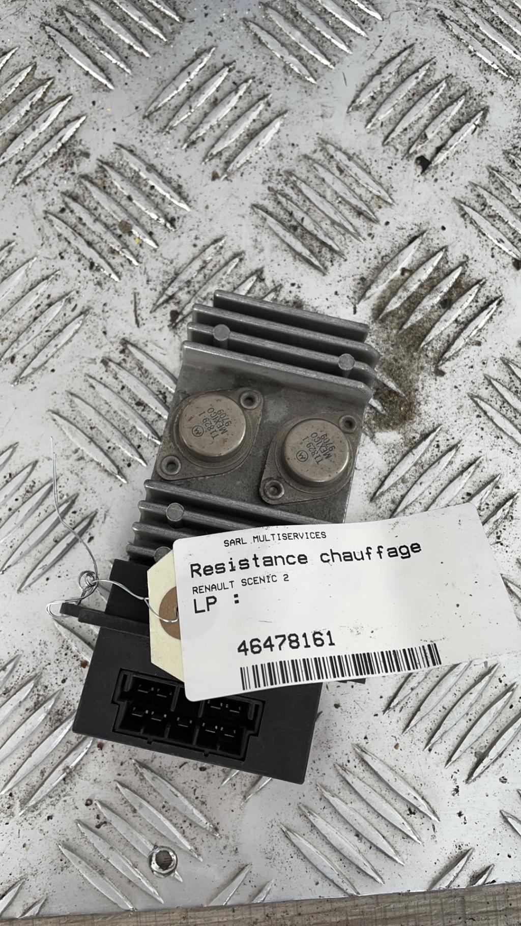 Resistance chauffage RENAULT SCENIC 2 PHASE 1  - 1